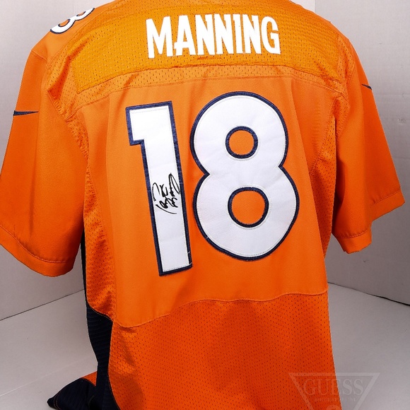 Nike Other - Men's NIKE Peyton MAnning jersey w Signature sz 52